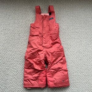 Patagonia snow pants. Size 2T. Pink